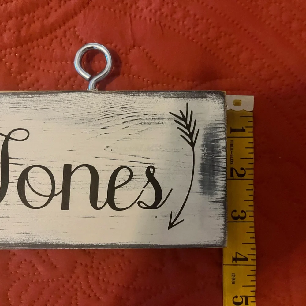 Mrs. Jones Charming Black and White Teacher Classroom Door Sign